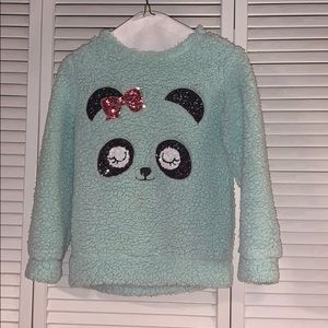 Fuzzy Panda Sweater